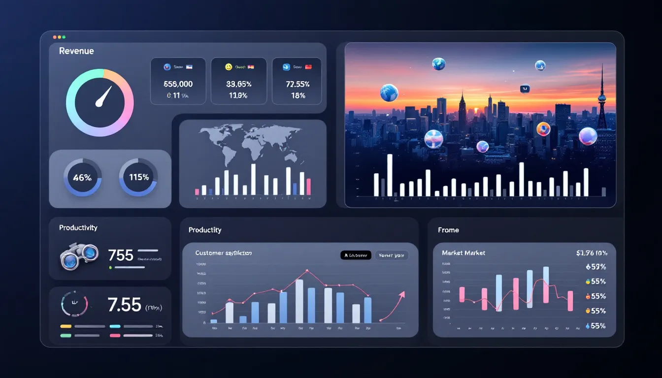 Un exemple de tableau de reporting illustrant des indicateurs de performance.